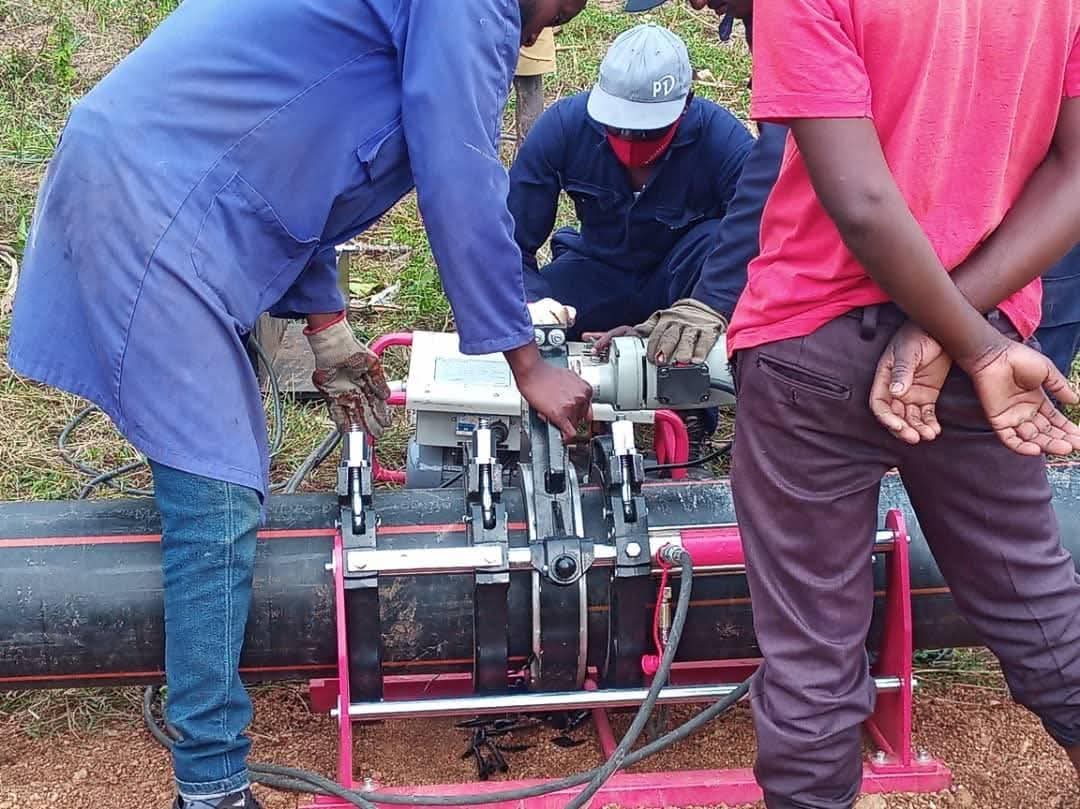 Joining High-Density Polyethylene (HDPE) pipes.